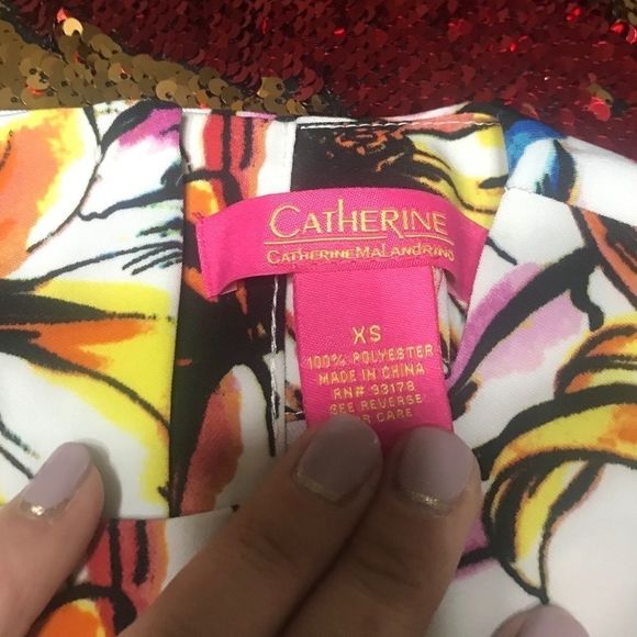 Catherine Malandrino Floral Bell Sleeve Blouse - Picture 8 of 8